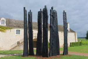 arts affaires château pommard avec Christian Lapie, sculpteur du grandiose